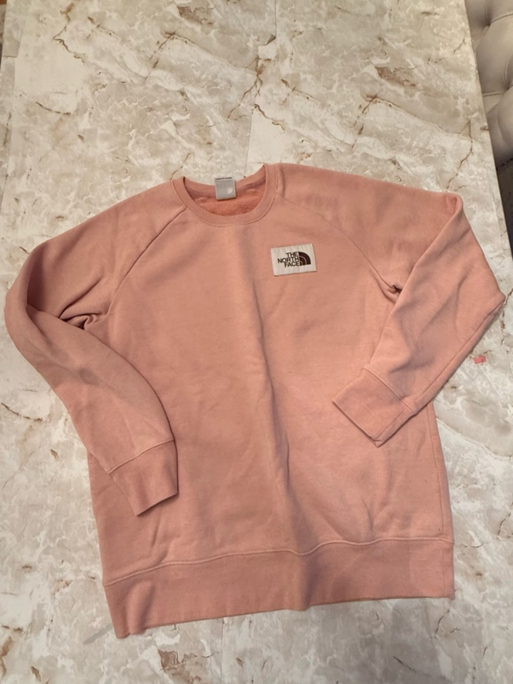 The North Face Blush Pink Logo Pullover